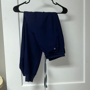 Navy High Waisted Zamora Petite Joggers